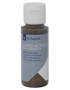 PINTURA ACRILICA LA PAJARITA 60 ml bote BRONCE A-49