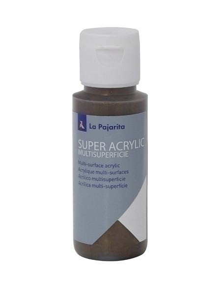 PINTURA ACRILICA LA PAJARITA 60 ml bote BRONCE A-49