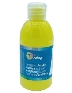 PINTURA ACRILICA TCOLORS 250 ml botella AMARILLO