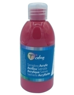 PINTURA ACRILICA TCOLORS 250 ml botella MAGENTA
