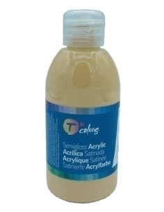 PINTURA ACRILICA TCOLORS 250 ml botella SAMONCARNE