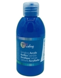 PINTURA ACRILICA TCOLORS 250 ml botella ULTRAMAR