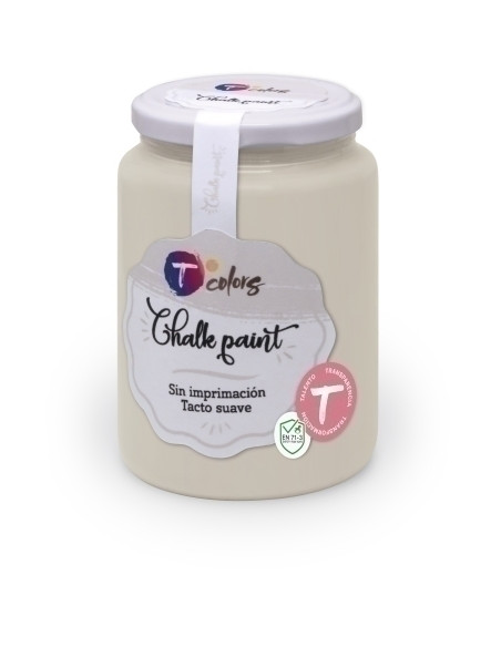PINTURA CHALK PAINT MARKER TCOLORS 400 ml bote BLANCO ROTO