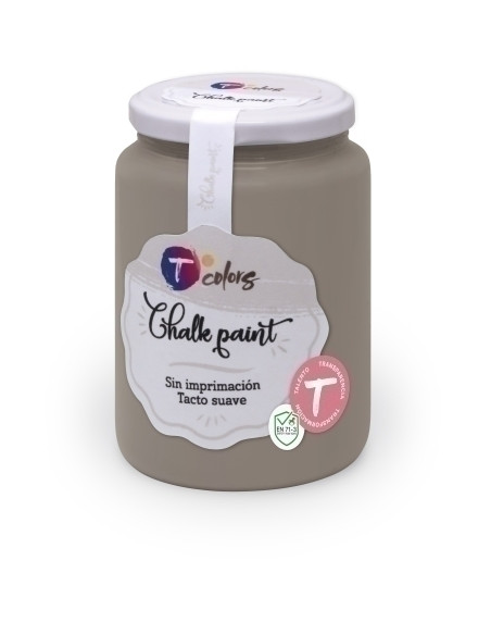 PINTURA CHALK PAINT MARKER TCOLORS 400 ml bote GRIS HUMO