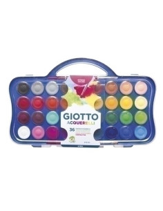 ACUARELAS GIOTTO  30 mm ESTUCHE 36  2 PINCELES