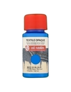 PINTURA para TELA TALENS ART CREATION OPACA 50 ml bote AZUL REAL