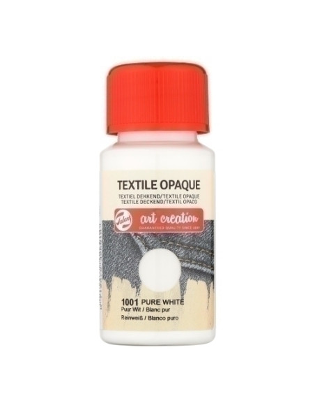 PINTURA para TELA TALENS ART CREATION OPACA 50 ml bote BLANCO PURO