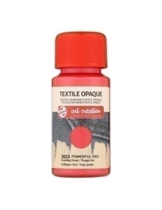 PINTURA para TELA TALENS ART CREATION OPACA 50 ml bote ROJO PODER