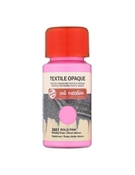 PINTURA para TELA TALENS ART CREATION OPACA 50 ml bote ROSA CHICLE