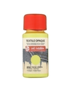 PINTURA para TELA TALENS ART CREATION OPACA 50 ml bote VERDE FRESCO