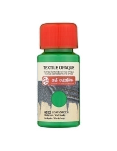 PINTURA para TELA TALENS ART CREATION OPACA 50 ml bote VERDE HOJA