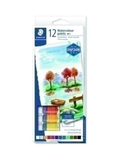 ACUARELAS STAEDTLER 8880 DESIGN JOURNEY tubo ESTUCHE de 12