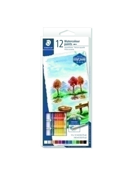 ACUARELAS STAEDTLER 8880 DESIGN JOURNEY tubo ESTUCHE de 12