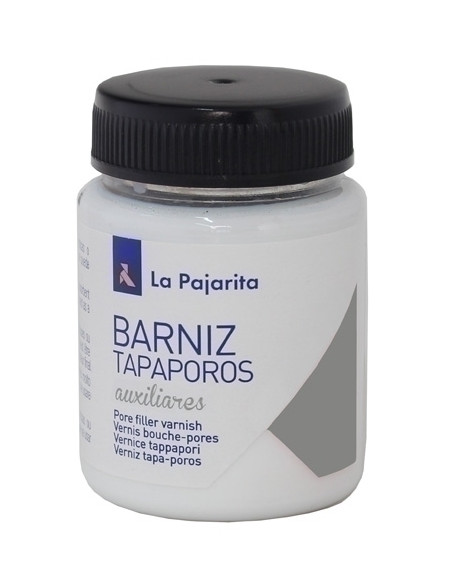 BARNIZ LA PAJARITA TAPAPOROS al AGUA 35 ml frasco