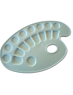 PALETA TALENS PLASTICO OVALADA 17 DEPOSITOS