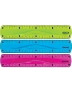 REGLA CENTRUM FLEXIBLE 20 CM SURTIDO