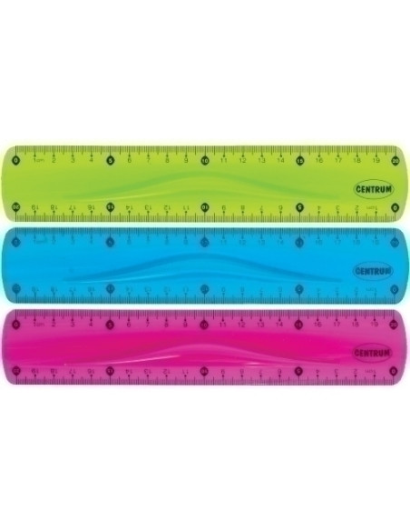 REGLA CENTRUM FLEXIBLE 20 CM SURTIDO