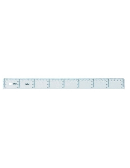 REGLA CRISTAL SAFTA 40 CENTIMETROS