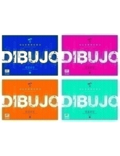 BLOC DE DIBUJO GUERRERO CON ESPIRAL LISO 2 TALADROS F PROLONGADO 120g 20h