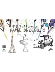 BLOC DE DIBUJO OLEF BASICO ENCOLADO LISO A4 130g 20h