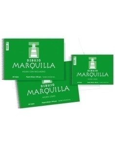 BLOC DE DIBUJO ZORRILLA MARQUILLA CON ESPIRAL  LISO F 100g 20h