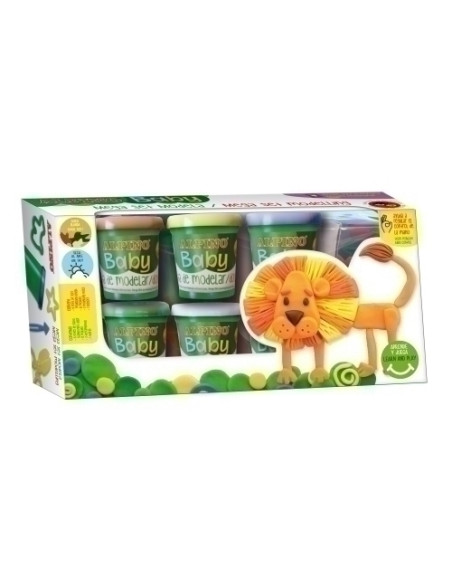 PASTA MODELAR ALPINO BABY DOUGH 6x85 gr