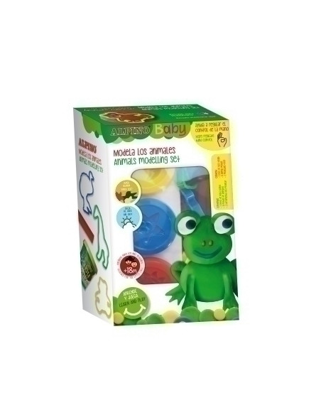 PASTA MODELAR ALPINO BABY DOUGH SET 3x85 gr ANIMALS
