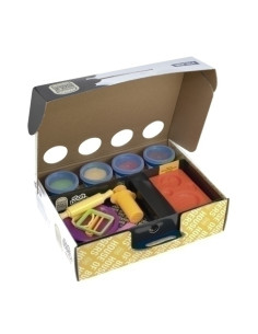 PASTA MODELAR MILAN  SOFT DOUGH MALETIN CON HERRAMIENTAS  LA CASA DE LAS HAMBURGUESAS  4 BOTES 116g