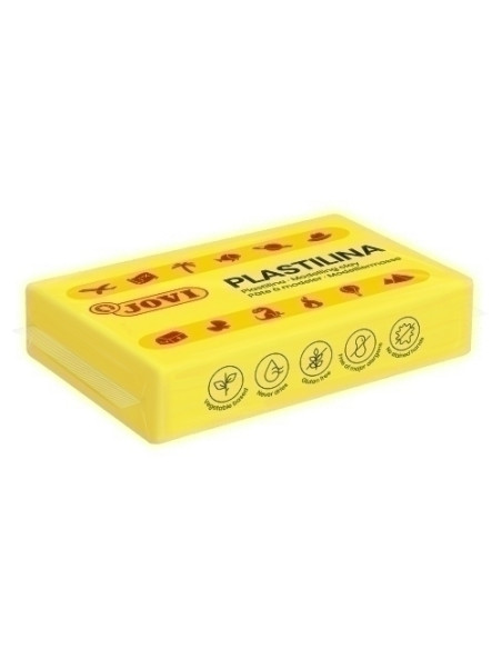JOVI PLASTILINA SCHOOL PASTILLA 50GR AMARILLO CAJA 30 UD