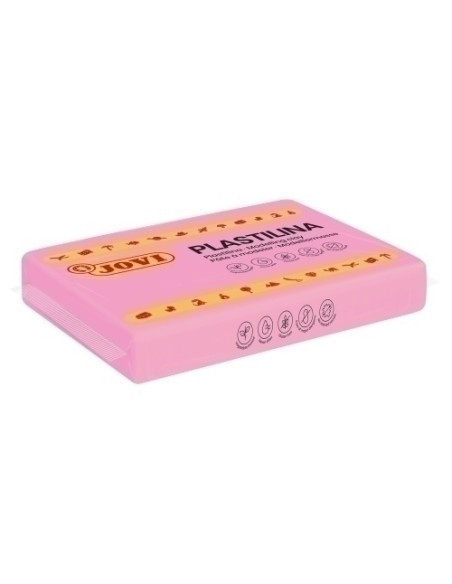 PLASTILINA JOVI 72 PASTILLA 350 gr ROSA CAJA DE 15