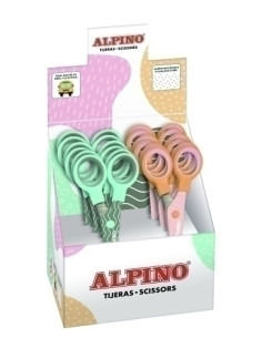 ALPINO TIJERAS ESCOLARES PASTEL CSURTIDOS