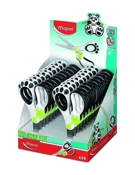 TIJERAS ESCOLARES MAPED KOOPY 13 cm EXPOSITOR de 20