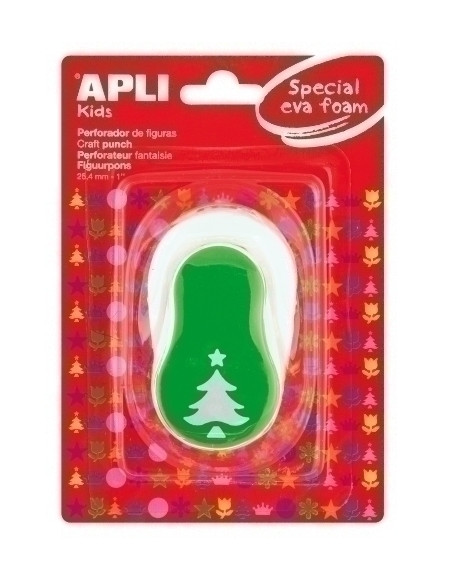TALADRO GOMA EVA APLI 254 mm ARBOL VERDE