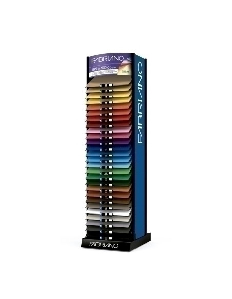 CARTULINA 50x65 FABRIANO COLORE 185g EXPOSITORCONTENIDO 2250 uds 75x30 colores