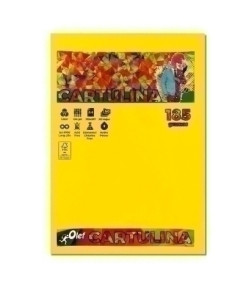 CARTULINA A4 OLEF 185g COLORES INTENSOS PAQUETE de 50