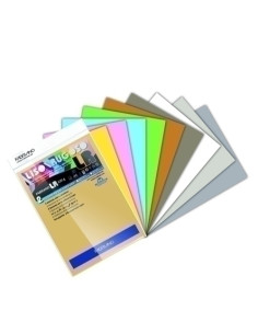 CARTULINA A4 SIRIO 220g LISORUGOSO COLORES PALIDOS PAQUETE de 10