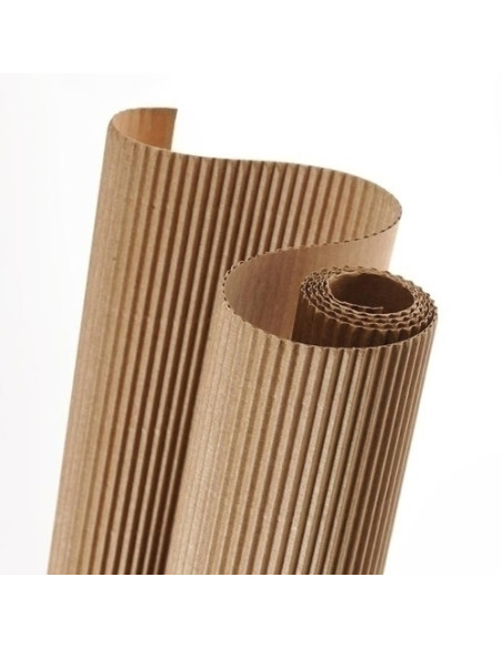 CARTON ONDULADO CANSON 300g ROLLO 05x07 m NATURAL PAQUETE de 10