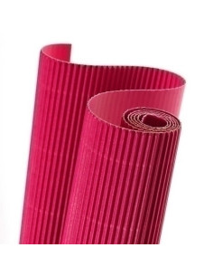 CARTON ONDULADO CANSON 300g ROLLO 05x07 m ROSA PAQUETE de 10