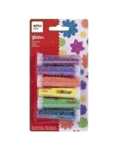 PURPURINA APLI EN POLVO FLUORESCENTE BOTE DE 6 SURTIDOS