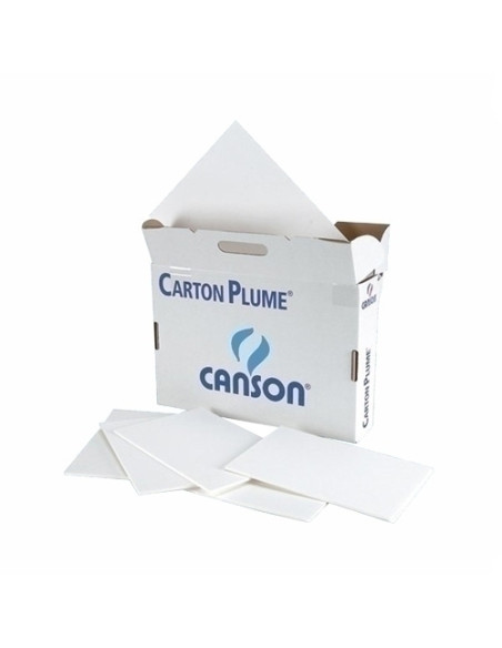 CARTON PLUMA CANSON BLANCO  5 mm  50x70 cm