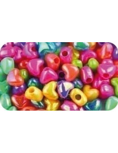 ABALORIOS PLASTICO FIXO KIDS CORAZONES BOLSA de 40 gr