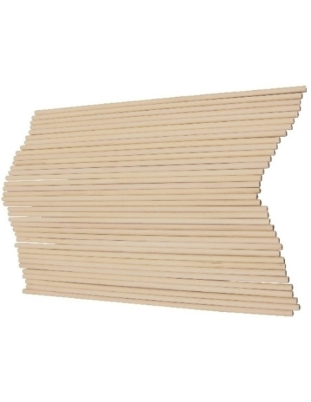 PALILLOS REDONDOS FIXO KIDS MADERA NATURAL 20 cm PACK de 36