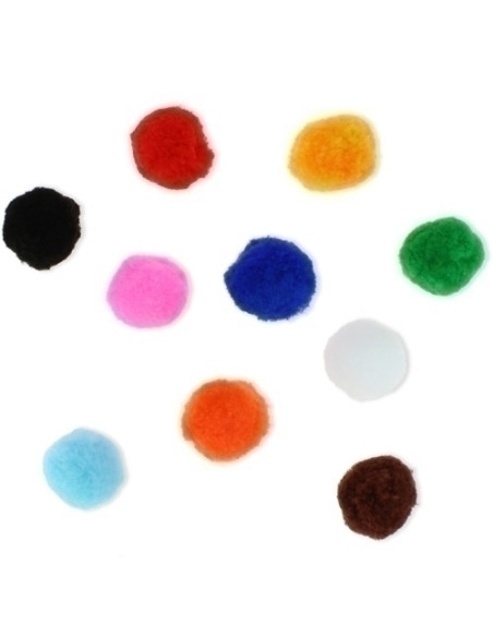 POM POM SMART COLORES 5 cm SURTIDOS PACK de 52