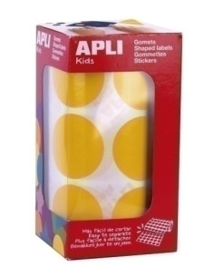 GOMETS APLI ROLLO REDONDO Ø 33 mm AMARILLO 708 uds17865