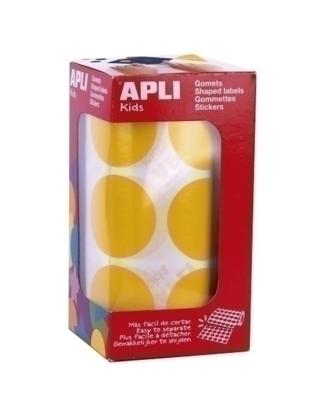 GOMETS APLI ROLLO REDONDO Ø 33 mm AMARILLO 708 uds17865