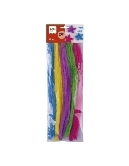 LIMPIA PIPAS VARILLA APLI COLOSAL SURTIDOS 30 cm BOLSA de 15