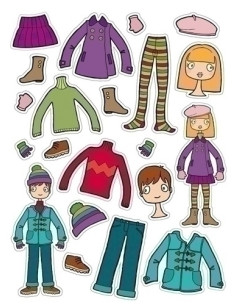 GOMETS APLI TEMATICOS BOLSA  3h REMOVIBLES EL ARMARIO 63 uds 11438