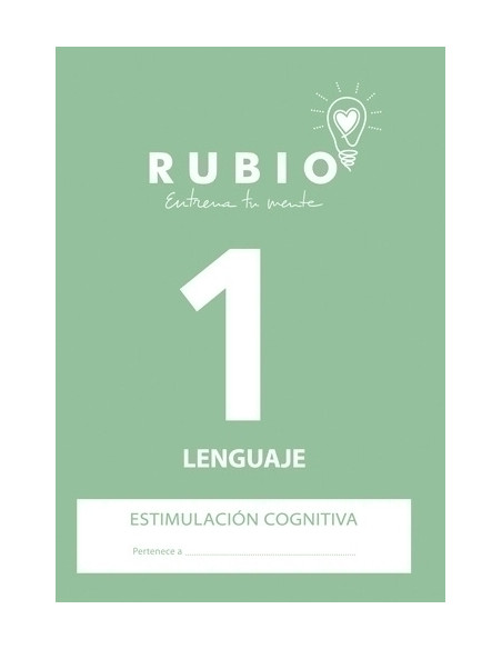 CUADERNO RUBIO A4 ESTIMULACION COGNITIVA LENGUAJE N 1