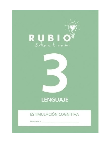 CUADERNO RUBIO A4 ESTIMULACION COGNITIVA LENGUAJE N 3