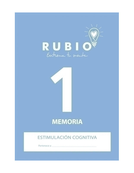 CUADERNO RUBIO A4 ESTIMULACION COGNITIVA MEMORIA N 1